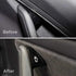 TSLA dørskilt dekal / folie for Tesla Model 3 / Y — 3D dekal til dørknapper til Tesla Model 3